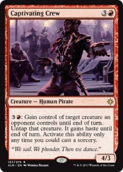 MTG 1x Captivating Crew Ixalan MTG Magic the Gathering card