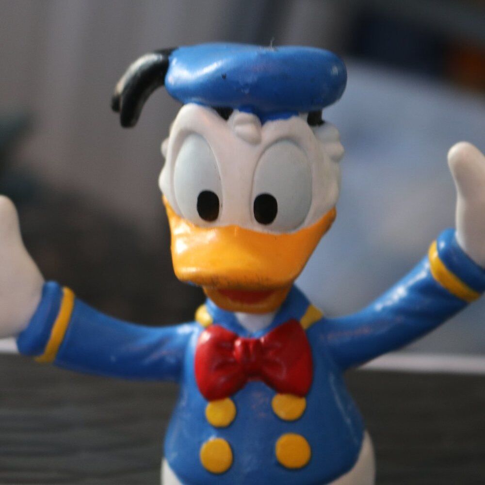 Disney Donald Duck Rubber Bendable 5.5" Figures By Applause - Vintage