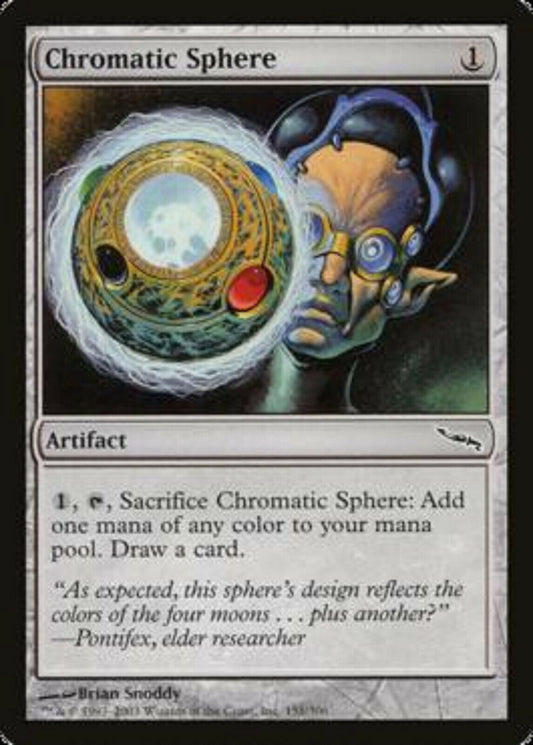 MTG MTG 1x Chromatic Sphere Mirrodin card Magic the Gathering