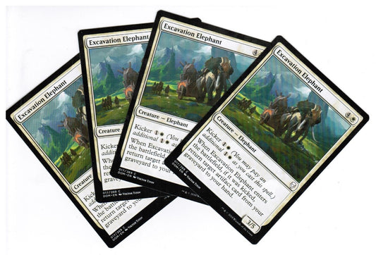 MTG MTG Excavation Elephant X4 4x Magic the GAthering cards NM