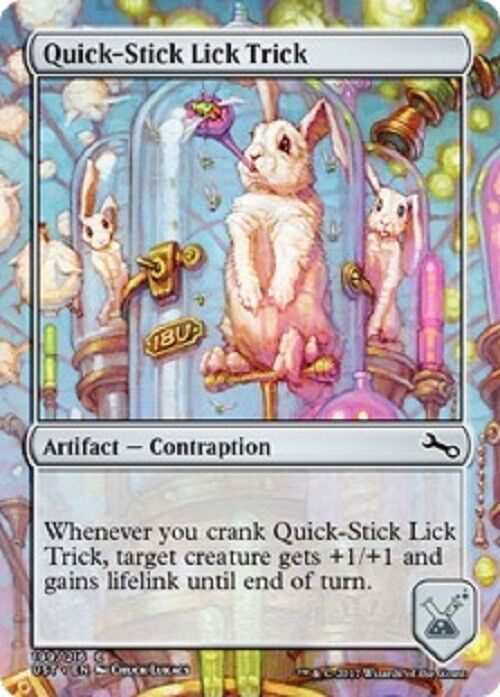 MTG 4x Quick-Stick Lick Trick Unstable Cards Magic the Gathering MTG