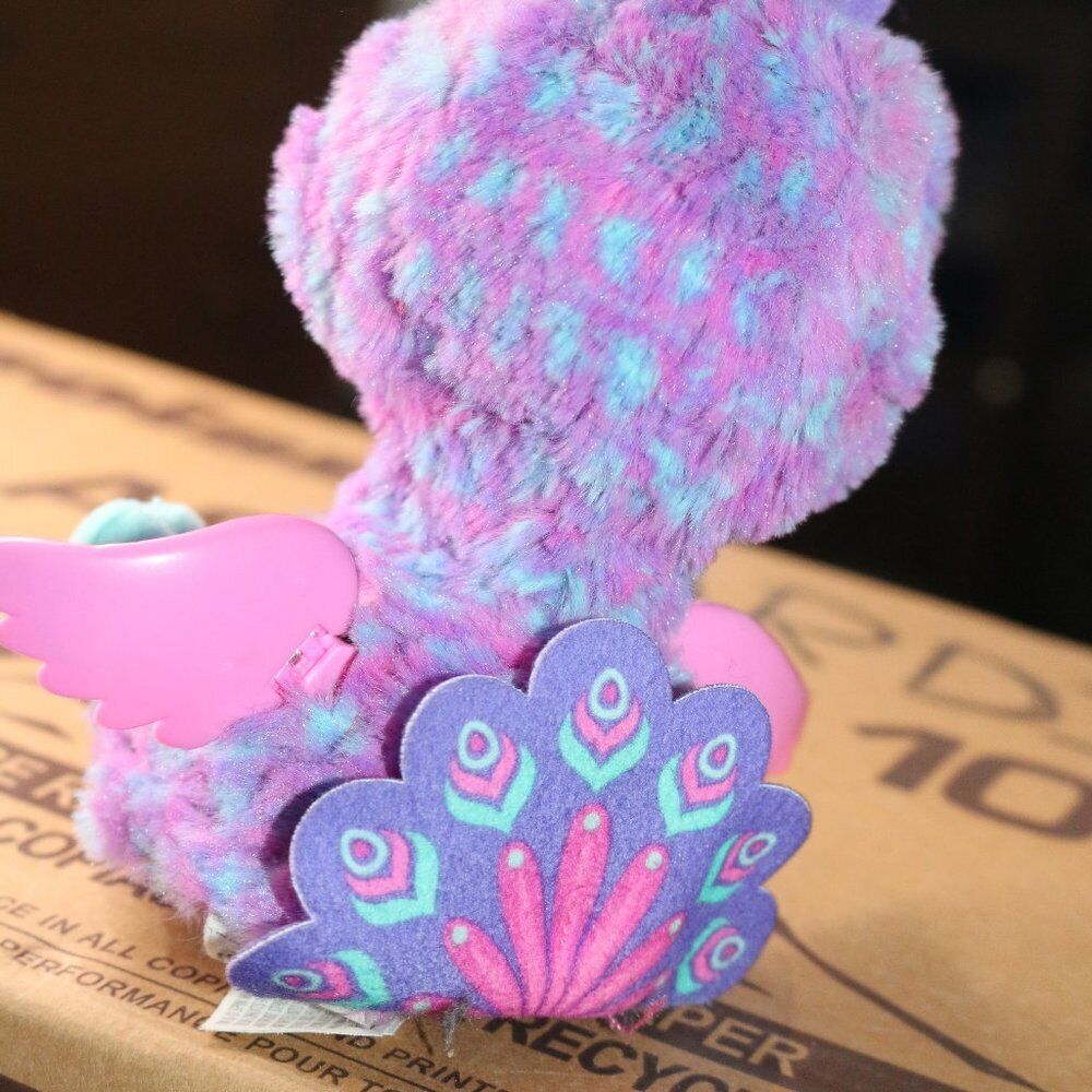 Hatchimals Interactive Creature Surprise Giraven Hatched 19110 Purple Blue 6In