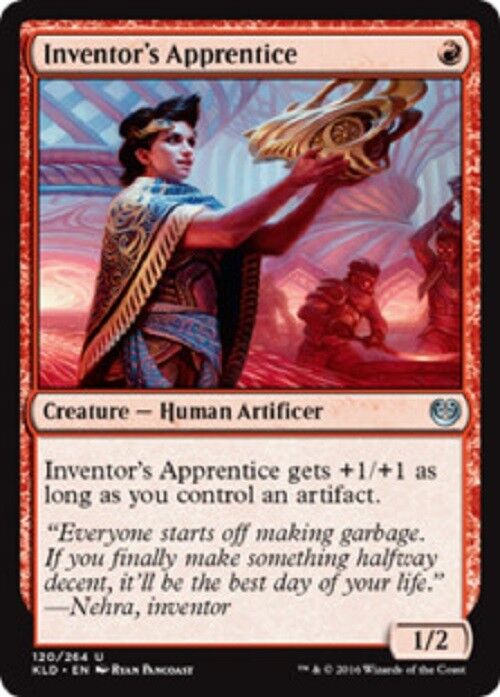 MTG MTG x1 Inventor's Apprentice Kaladesh Card Magic the Gathering  Pauper