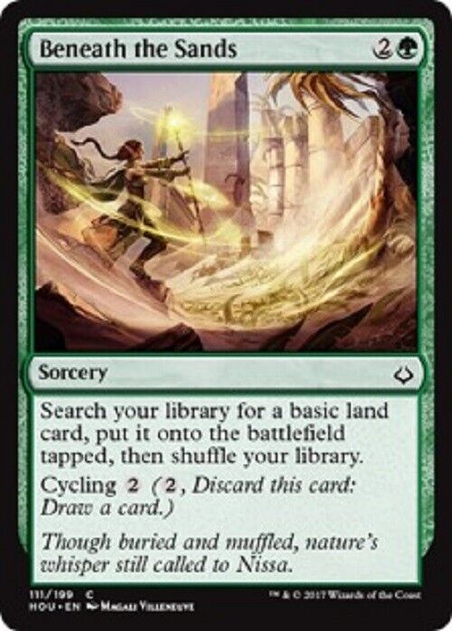 MTG MTG 4x Beneath the Sands Hour of Devastation cards Magic The Gathering