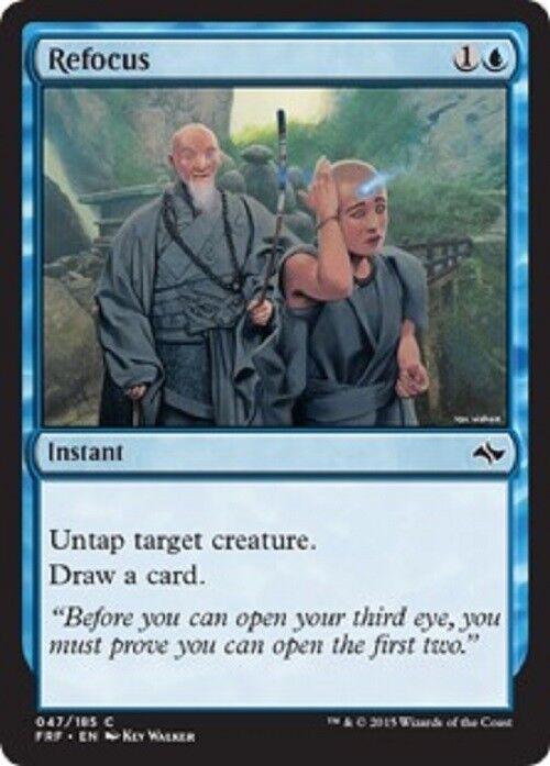 MTG 4x Refocus Fate Reforged MTG Magic the gathering Blue Cards