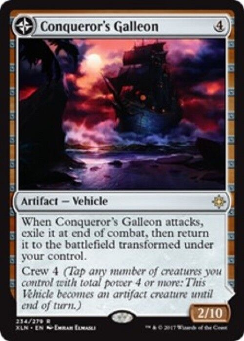 MTG Conqueror's Galleon Ixalan Card MTG  Commander Pauper Commander