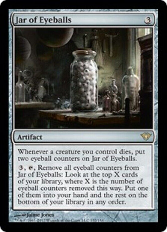 MTG 1x MTG Jar of Eyeballs Dark Ascension Magic the Gathering Card