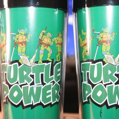Teenage Mutant Ninja Turtles 16Oz Travel Mug Turtle Power Tmnt Water Bottle Coff