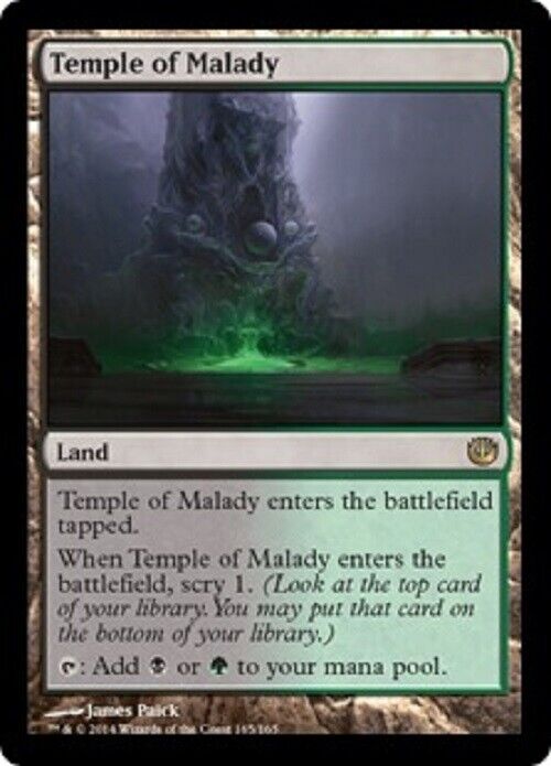 MTG 1x Temple of Malady Journey into Nyx MTG Magic the Gathering card NM