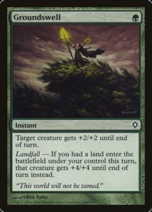 MTG MTG 1x Groundswell Worldwake  MTG Magic card