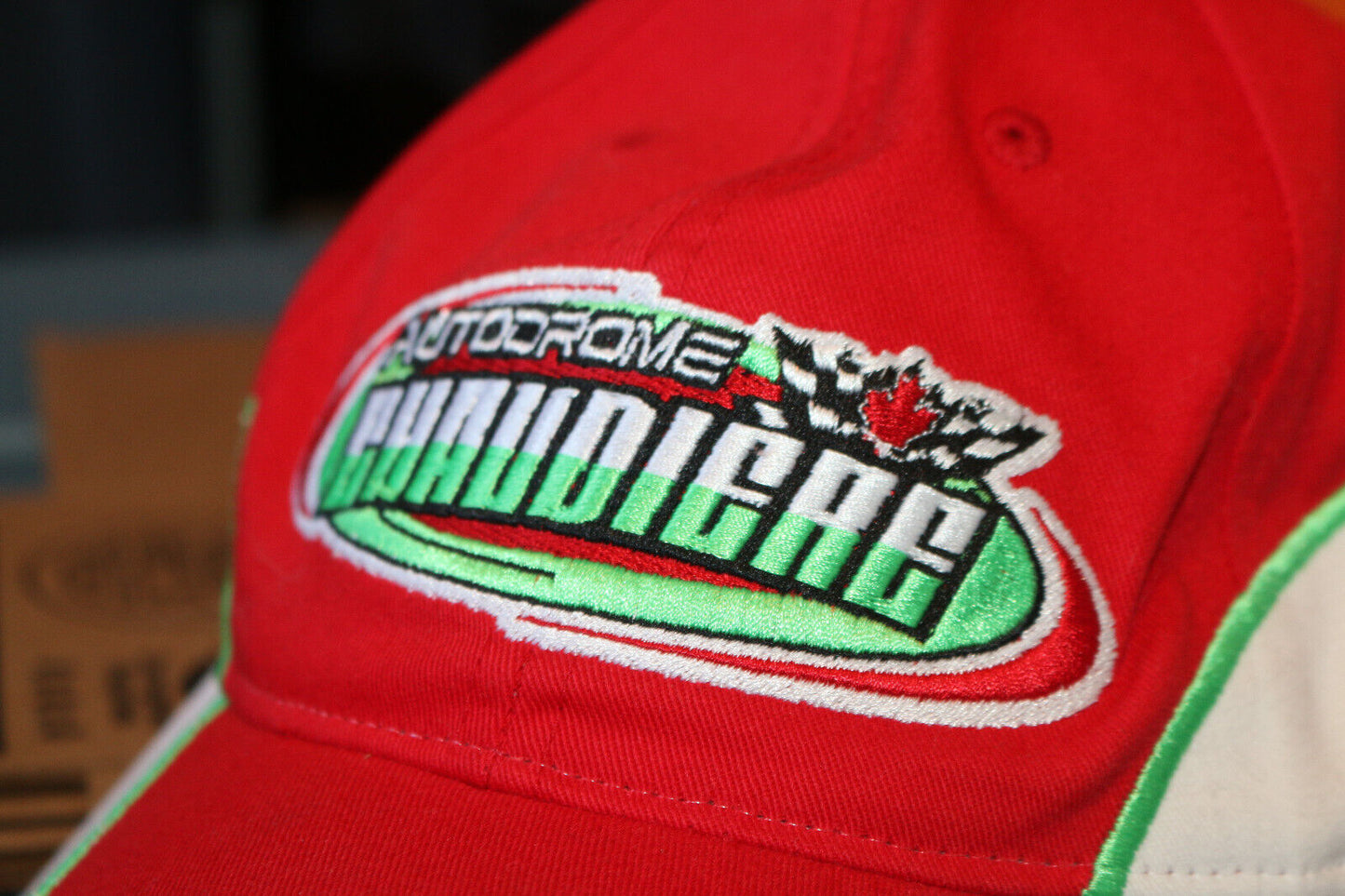 Autodrome Chaudière Budweiser Beer Speedway Racing Circuit Cap Adjustable Rare