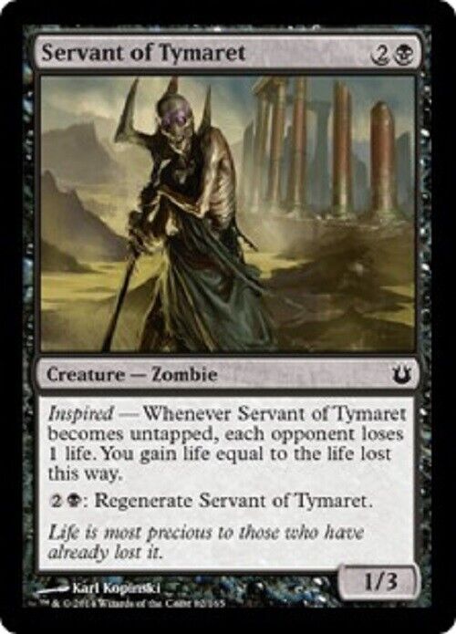 MTG MTG 4x Servant of Tymaret Born of the Gods Cards Magic The Gathering