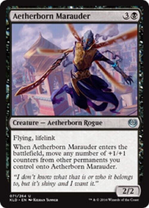 MTG MTG 1x Aetherborn Marauder Kaladesh card Magic The Gathering pauper Commander