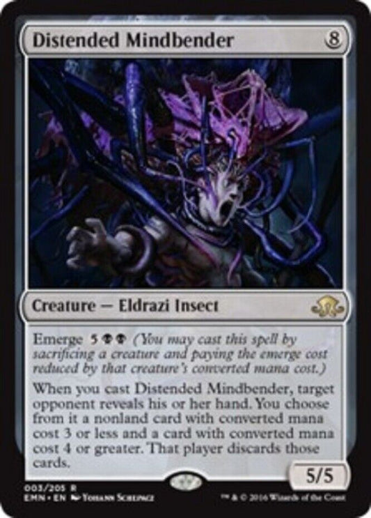 MTG MTG 1x Distended Mindbender Eldritch Moon Magic The Gathering card NM