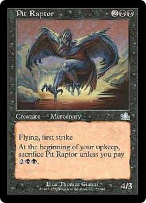 MTG MTG 1x  Pit Raptor Prophecy   Card Magic The Gathering NM