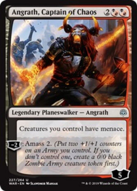 MTG MTG 1x Angrath, Captain of CHAOS War of the Spark Card Magic The Gathering NM