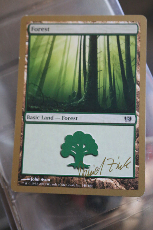 MTG Forest Daniel Zink SB World Championship Decks 2003 card MTG CARD #2