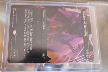 MTG MTG x1 Shadow of Mortality Borderless Foil Streets of New Capenna Magic gatheri