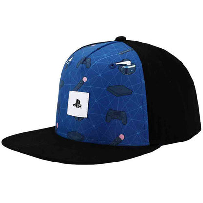 Playstation Logo Patch Youth Flat Bill Snapback Playstation Snapback Youth Cap