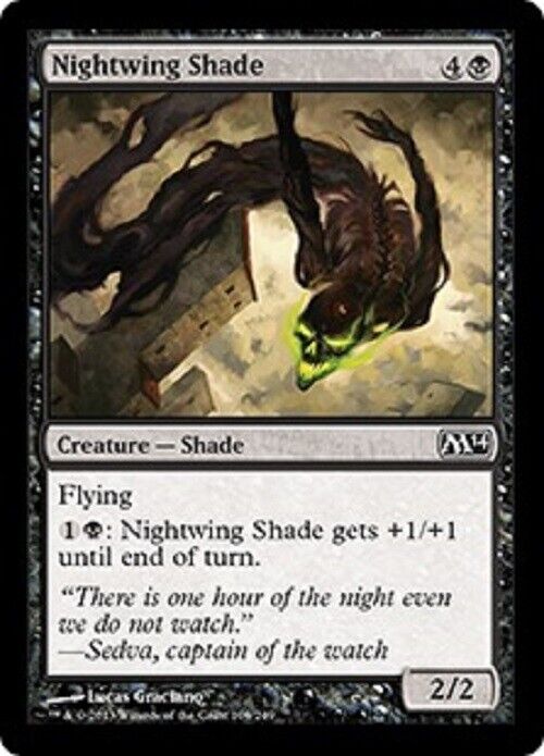 MTG MTG 4x  Nightwing Shade M14 Magic 2014 Core Cards Magic The Gathering