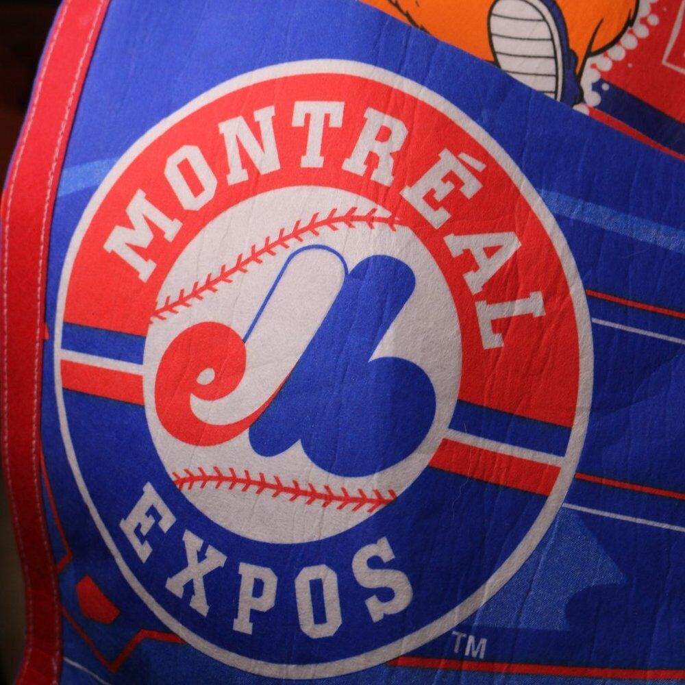 Montreal Expos Youppi Pennant Baseball Logo 30" Long - Vintage 1999 & 2002