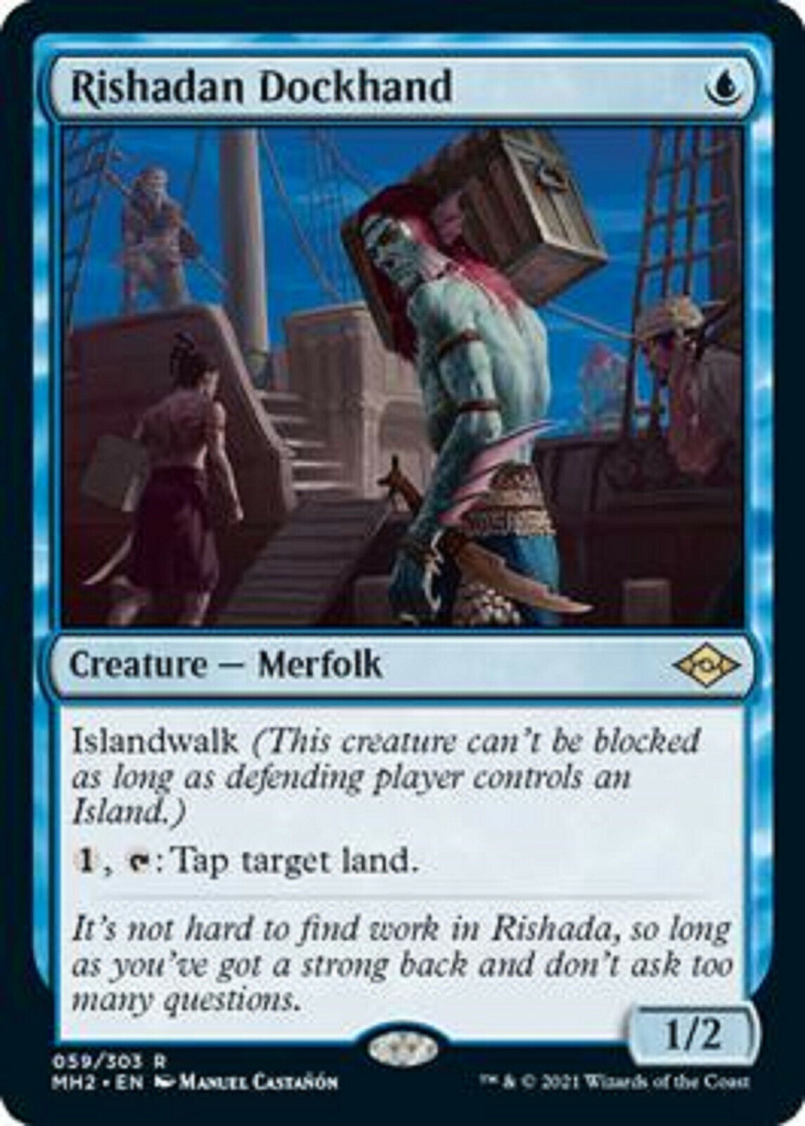 MTG Rishadan Dockhand Modern Horizons 2 MTG 1x card MTG Magic the Gathering