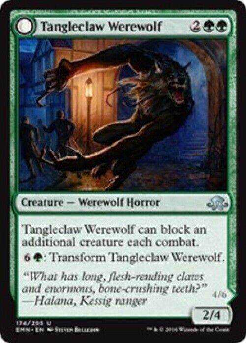 MTG MTG 1x Tangleclaw Werewolf Eldritch Moon  Card Magic The Gathering