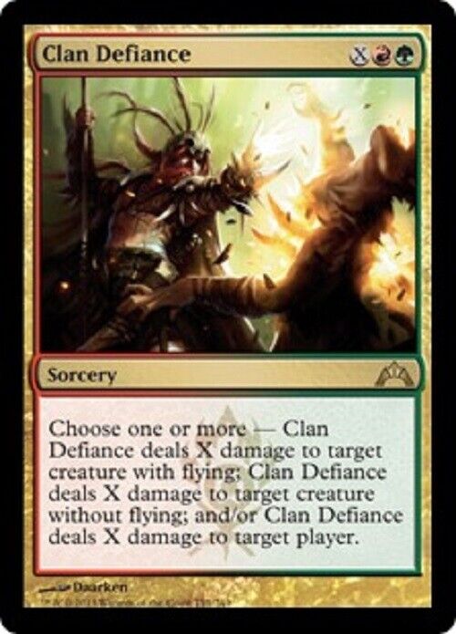 MTG MTG 1x Clan Defiance Gatecrash card Magic The Gathering Commander Pauper