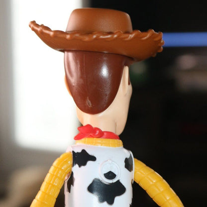 Disney Pixar Mattel Toy Story 4 Fully Posable Woody Figure Toy W/ Lasso + Hat 9”