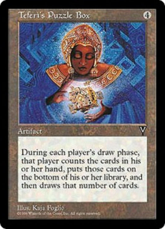 MTG MTG 1x Teferi's Puzzle Box Visions Card Magic The Gathering