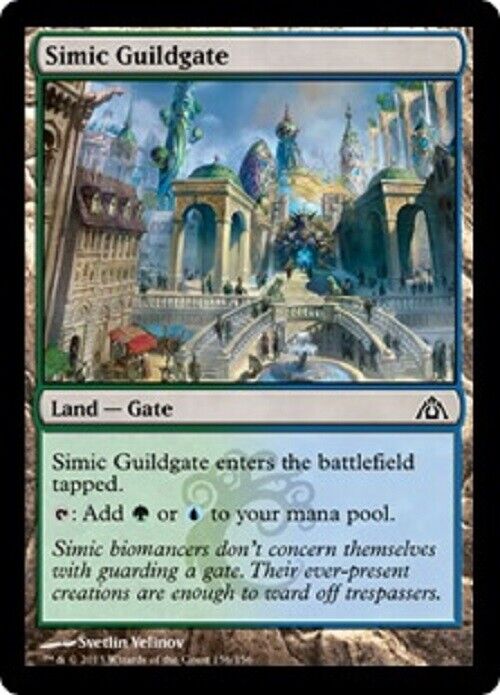 MTG 2x Simic Guildgate Dragon's Maze  MTG Magic the Gathering card