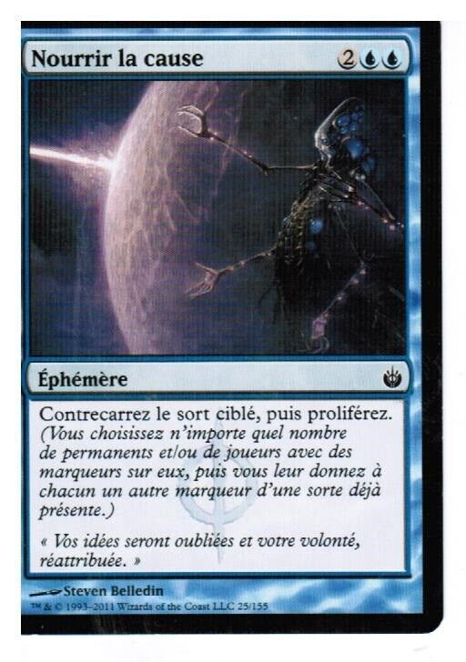 MTG MTG 1x Fuel for the Cause Mirrodin Besieged FRANCAIS Card Magic The Gathering