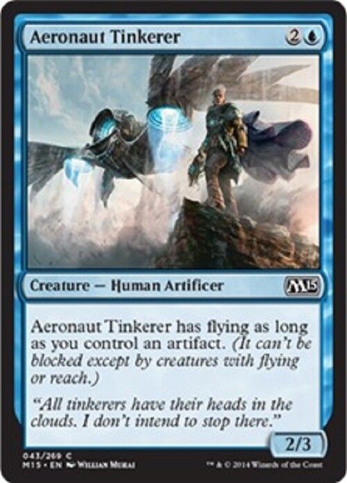 MTG 4x MTG aeronaut tinkerer 2015 Core Set Magic the GAthering