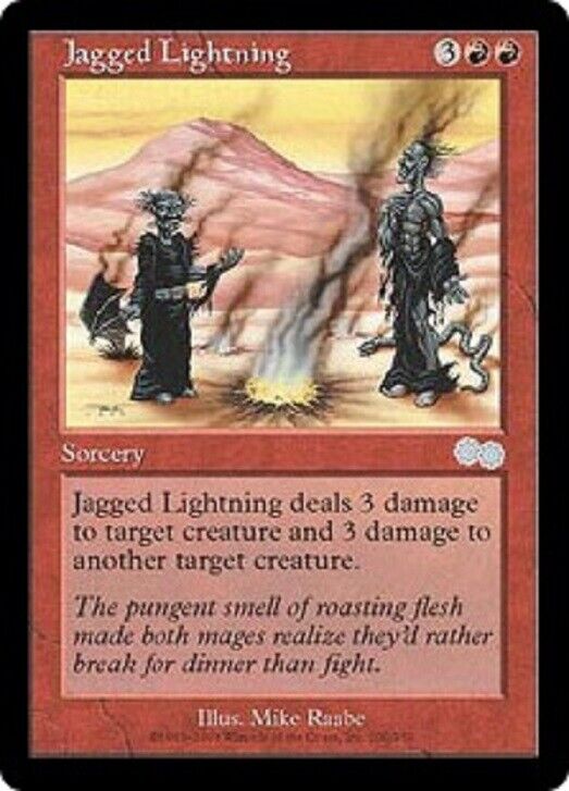 MTG MTG 1x Jagged Lightning Urza's HP Saga Magic the Gathering