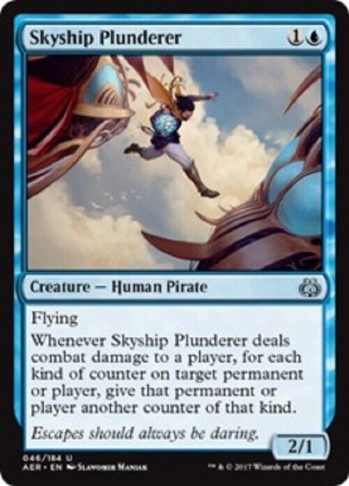 MTG MTG 1x  Skyship Plunderer Aether Revolt  Card Magic The Gathering