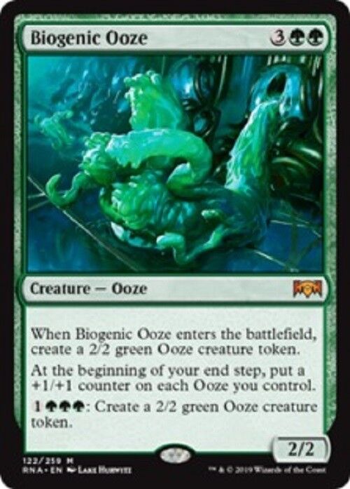 MTG 1x Biogenic Ooze Ravnica Allegiance Unplayed NM Card