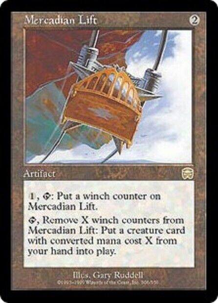 MTG 1x  Mercadian Lift Mercadian Masques  MTG Magic the Gathering