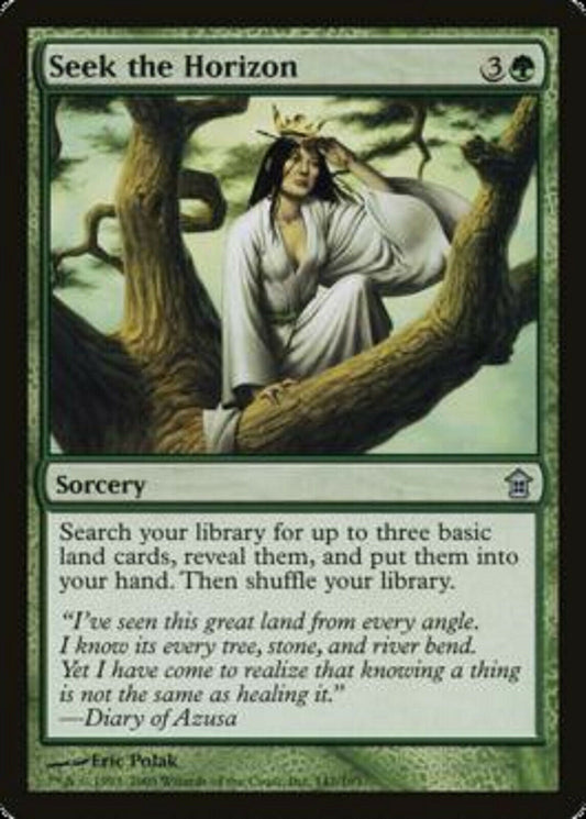 MTG MTG 1x  Seek the Horizon Saviors of Kamigawa Card Magic The Gathering