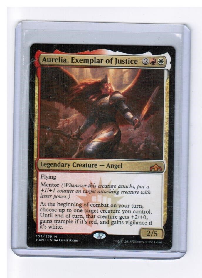 MTG Aurelia, Exemplar of Justice x1 NM Guilds of Ravnica Magic MTG Card