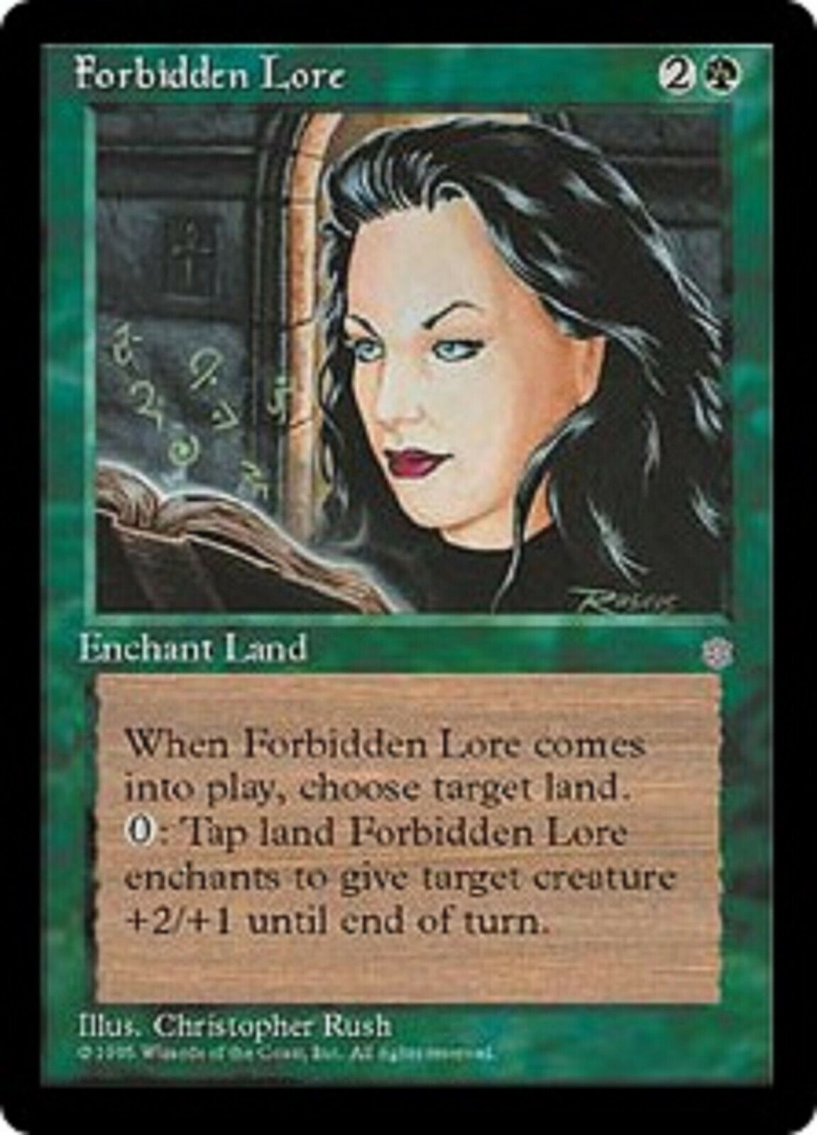 MTG 1x Forbidden Lore Ice Age card MTG Magic the Gathering