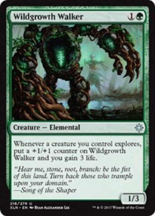 MTG Wildgrowth Walker Ixalan Card MTG Commander Pauper