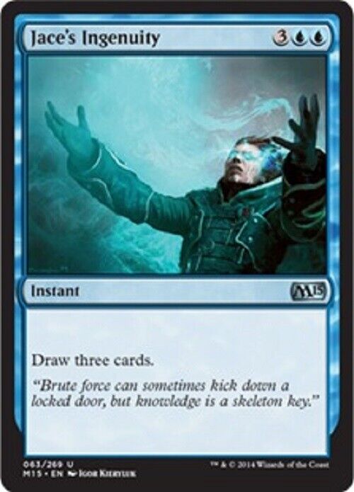 MTG MTG 1x Jace's Ingenuity M15 Magic 2015 Core Set Cards Magic The Gathering Pauper