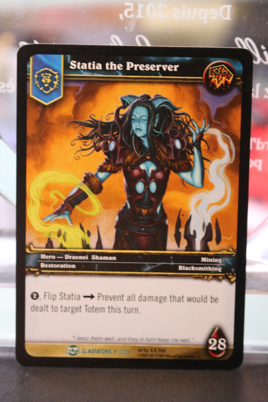 Statia The Preserver-Blood Of Gladiators-World Of Warcraft Tcg Wow