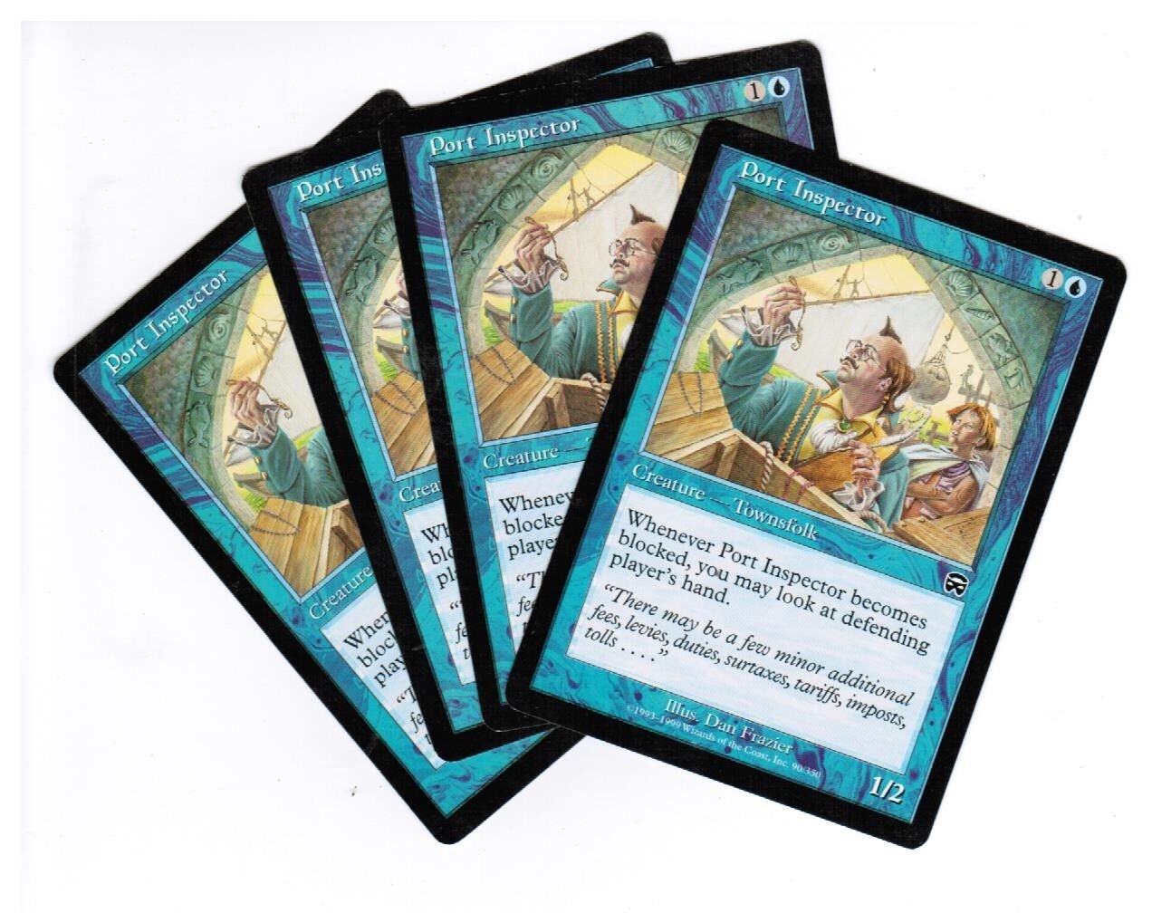 MTG MTG Port Inspector Mercadian Masques X4 4x Magic the GAthering cards