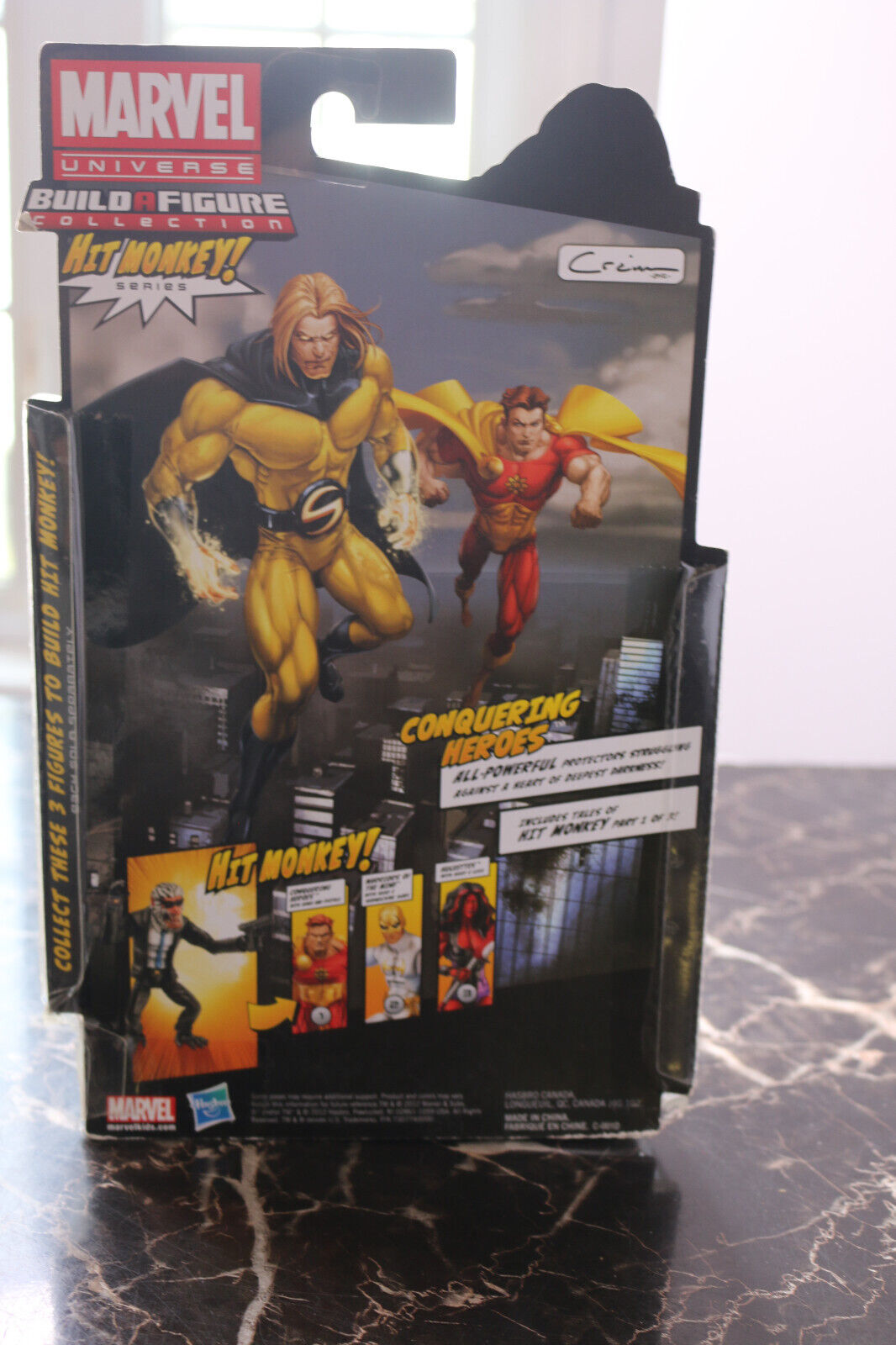 Marvel Legends Hyperion Moc Hit Monkey Baf Series Squadron Supreme Hasbro 2012