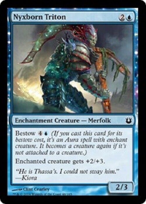 MTG 4x MTG Nyxborn Triton Born of the Gods Magic the GAthering Cards