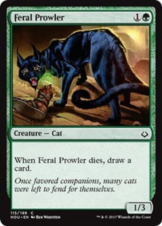 MTG MTG 4x  Feral Prowler  Hour of Devastation cards Magic The Gathering