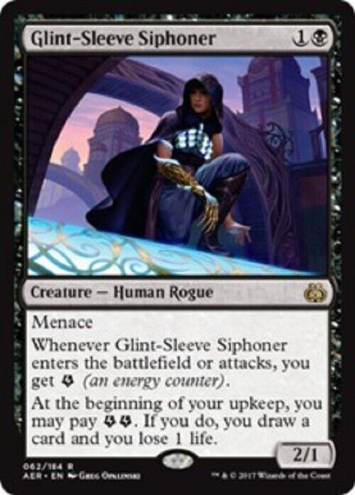 MTG MTG 1x Glint-Sleeve Siphoner Aether Revolt Magic The Gathering card