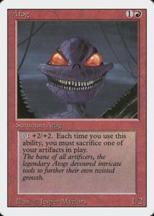 MTG MTG 1x  Atog Revised Edition card Magic the gathering