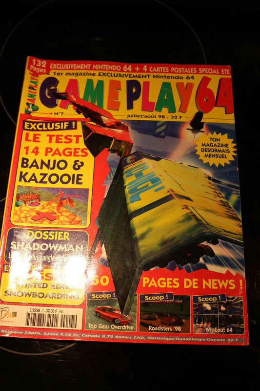 Magazine Nintendo 64 Game Play 64 Jeux Video Consoles Jeu Video Star Fox #7